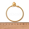 304 Stainless Steel Charm Bangles BJEW-K280-03G-5