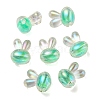 UV Plating Rainbow Iridescent Acrylic Beads X1-PACR-E001-05B-1