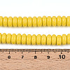 Opaque Spray Painted Glass Beads LS-GLAA-ZX008-8mm-18K-4