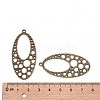 Tibetan Style Alloy Pendants TIBEB-A101838-AB-LF-3