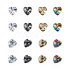 Electroplated Glass Charms EGLA-TA0001-07-2