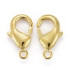 Brass Lobster Claw Clasps X-KK-903-G-NF-2