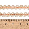 Natural Citrine Beads Strands GG-CBACB71-03-6mm-4