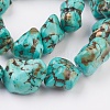 Natural Howlite Beads Strands X-G-K249-01A-3