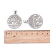 201 Stainless Steel Pendants STAS-T046-JN269-1-4