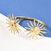 304 Stainless Steel Cuff Bangles for Women LS-BJEW-A147-01B-G-2