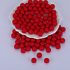 Round Silicone Focal Beads SI-JX0046A-123-1