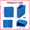 Plastic Book-shaped Bookmark Holder AJEW-WH0609-623B-2