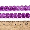 Crackle Transparent Glass Beads Strands GLAA-N074-02B-14-2
