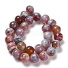 Dyed Natural Carnelian Beads Strands G-G175-A12-01-3