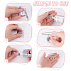 DIY Blank Oval 316 Surgical Stainless Brooches DIY Making Kits JEWB-AB00025-5