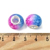 Two Tone Glass European Beads GPDL-K003-01D-3