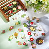 40Pcs 10 Style Alloy Enamel Pendants ENAM-AR0001-57-4