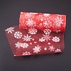 Snowflake Deco Mesh Ribbons OCOR-P010-G08-2