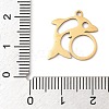 201 Stainless Steel Pendants STAS-Q341-18G-3