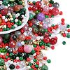 DIY Lampwork Beads & Glass Seed Beds Jewelry Making Findings Kits SEED-K010-01A-1