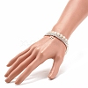 2Pcs 2 Style Alloy Star Charm Multi-strand Bracelets Set BJEW-JB08158-04-3