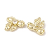Brass Micro Pave Clear Cubic Zirconia Pendants LS-KK-L212-05G-2