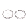 Tarnish Resistant 201 Stainless Steel Huggie Hoop Earrings EJEW-L256-05DT-P-1