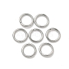 Tarnish Resistant 304 Stainless Steel Open Jump Rings STAS-Q186-02-6x0.8mm-1