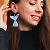 2Pcs 2 Style PET Plastic Earring Handwork Template DIY-WH0571-006-4