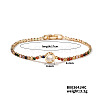 Colorful Brass Rhinestone Bracelet for Women GW5189-1-1