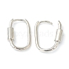 Brass Huggie Hoop Earrings EJEW-L234-028P-3