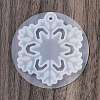 Christmas Snowflake DIY Silicone Pendant Molds DIY-A054-01C-4