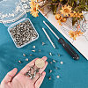 100 Bags Alloy Spiked Cone Rivets for Bag Decoration FIND-CL0002-06P-3