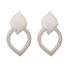 304 Stainless Steel Teardrop Stud Earrings EJEW-C118-01C-1