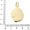 Brass Enamel Pendants KK-F886-03G-03-3