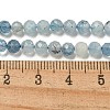 Natural Aquamarine Beads Strands G-F509-10-4mm-01-2