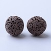 Unwaxed Natural Lava Rock Beads X-G-F325-14mm-M-3