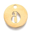 304 Stainless Steel Pendants STAS-F233-06-G-2