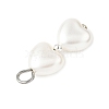 ABS Plastic Imitation Pearl Pendants PALLOY-JF04683-02-5