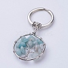 Natural Amazonite Keychain KEYC-E023-03A-2