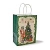 Christmas Nutcracker Kraft Paper Bags ABAG-B006-03B-2