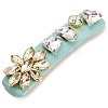 Alloy & Glass Rhinesttone Alligator Hair Clips PW-WG027CA-02-1