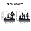 MAYJOYDIY US 1 Set Forest Theme PET Hollow Out Drawing Painting Stencils DIY-MA0001-42A-2