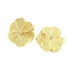 Rack Plating Brass Stud Earrings EJEW-U007-03G-1