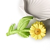 Sunflower PVC Claw Hair Clips PW-WGC7D60-03-1