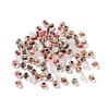 100Pcs Transparent Glass Beads X1-GLAA-P061-01E-2
