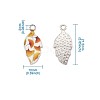 Alloy Enamel Pendants PALLOY-TAC0009-25P-E-6