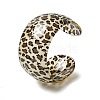 Acrylic Open Cuff Rings for Women RJEW-R020-01-2
