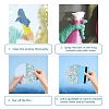 Waterproof PVC Colored Laser Stained Window Film Static Stickers DIY-WH0314-106-3