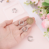 2 Pairs 303 Stainless Steel Cuff Earrings EJEW-BBC0002-25P-3
