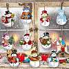 Christmas Theme Wood Pendants PW-WG49E0D-01-4