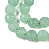 Frosted Natural White Jade Beads Strands G-T138-10mm-209D-3