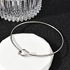 304 Stainless Steel Bangles for Women BJEW-C088-01P-2