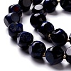 Natural Blue Tiger Eye(Dyed & Heated) Beads Strand G-M367-31A-2